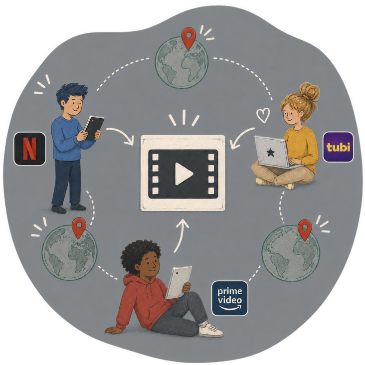 Illustration for finding where to watch