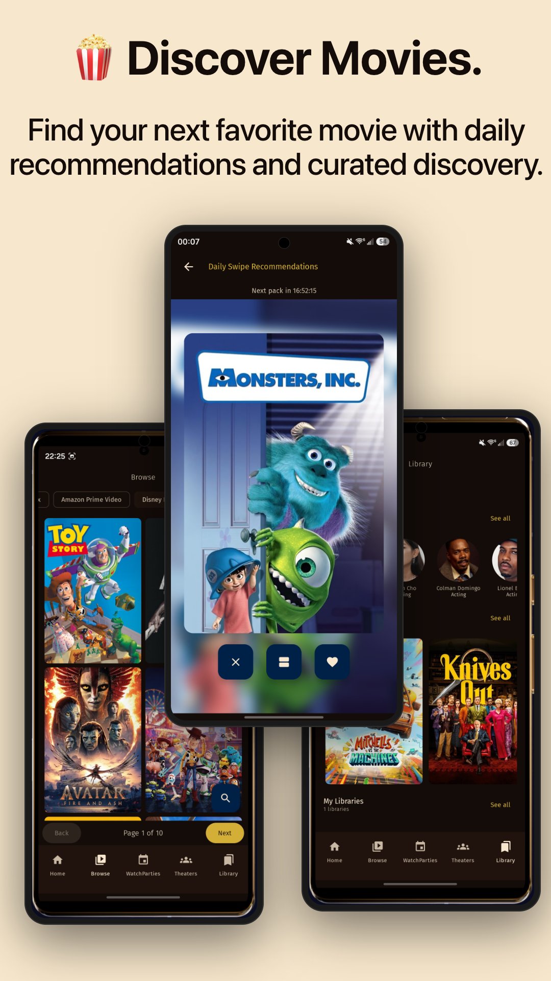 Saint Brown app mockup screen three